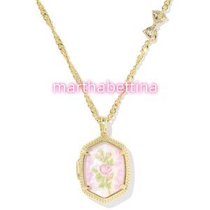 Kendra Scott x LoveShackFancy Daphne Gold Locket Necklace